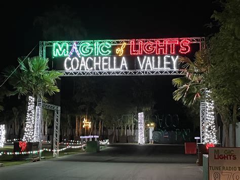 Magic of lights coachella valey